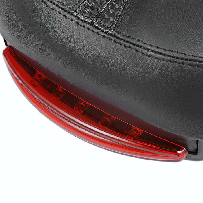 Bicycle Cushion With Lamp Bicycle Saddle Mountain Bike Saddle(Black)