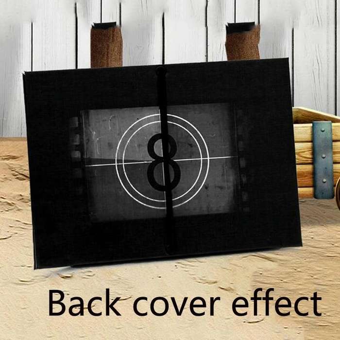 Movie Board Paste Accordion Folding Creative DIY Manual Album Book(Cow Card)