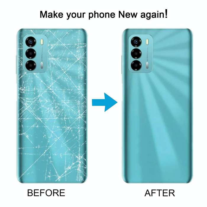 For ZTE Blade V40 Vita Battery Back Cover(Blue)