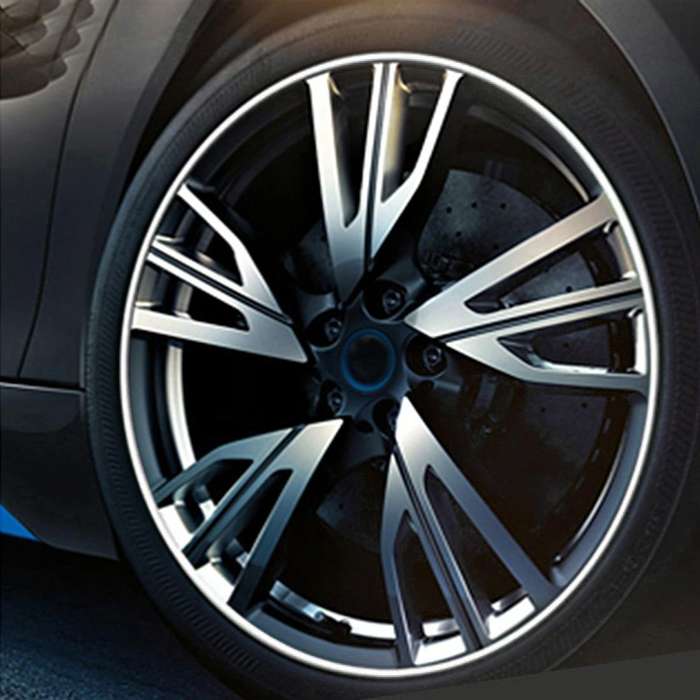 Universal Decorative Scratchproof Stickup 8M Flexible Car Wheel Hub TRIM Mouldings Decoration Str...
