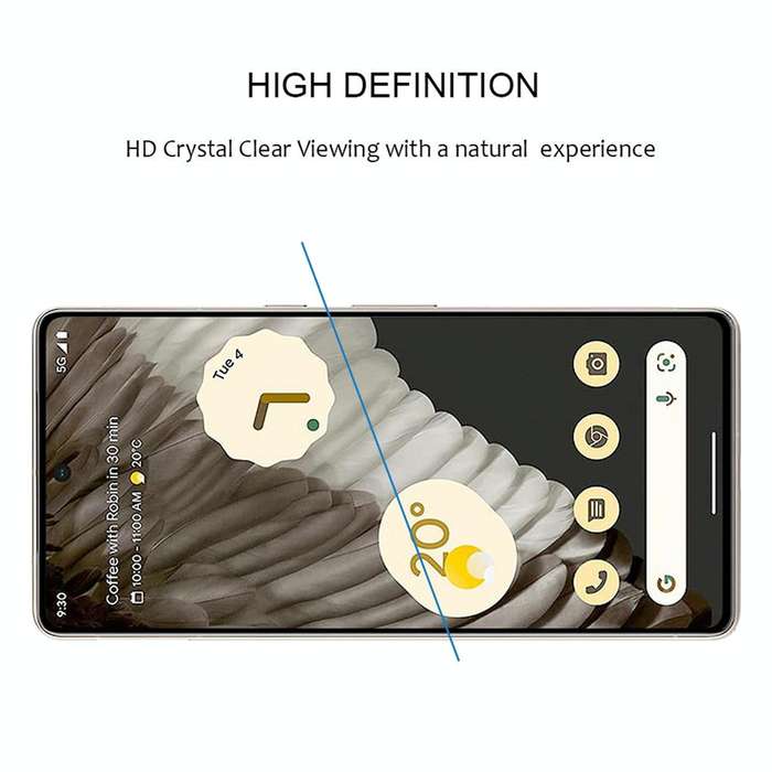 For Google Pixel 7 Pro 3D Curved Edge Full Screen Tempered Glass Film