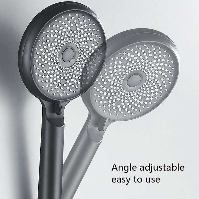 Home Handheld Silicone Supercharged Shower Nozzle, Style: White