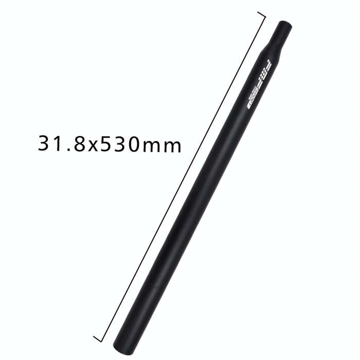 FMFXTR Aluminum Alloy Mountain Bike Extended Seat Post, Specification: 31.8x530mm (Black)