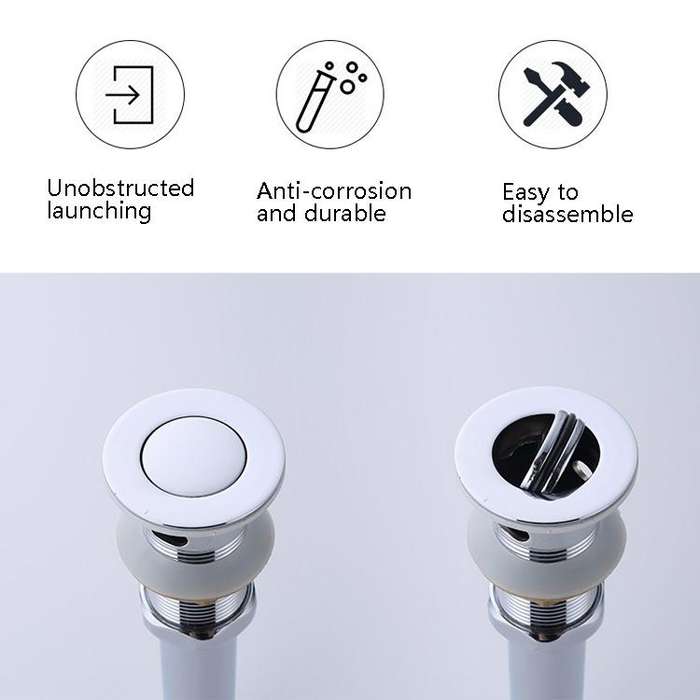 Simple Wash Basin Drain Toilet Bathroom Deodorant Drain, Specification: 81904