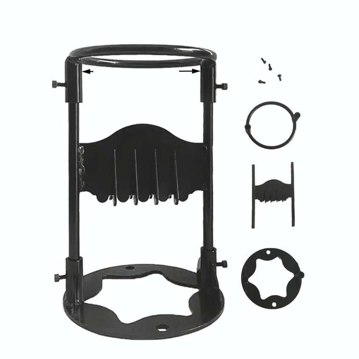 Firewood Kindling Splitter Manual Log Splitter with Carbon Steel Cutter Head, Model: Detachable B...