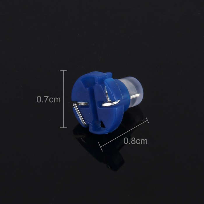 10PCS 2W T4.2 Wedge Instrument Panel LED Light Dashboard Gauge Cluster Indicator Lamp Bulb(Blue L...