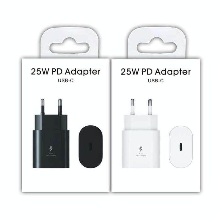 TA800 PD / PPS 25W Type-C Port Charger for Samsung, EU Plug(White)
