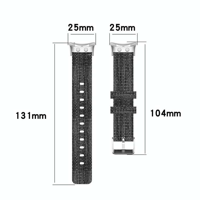 For Garmin Forerunner 45 / 45S / Swim 2 Universal Nylon Canvas Watch Band(Purple)