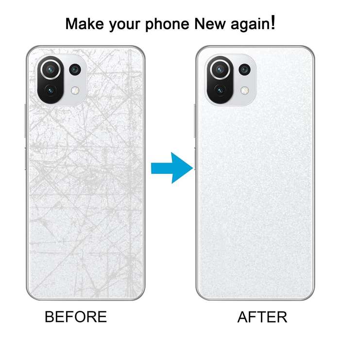 For Xiaomi 11 Lite 5G NE Original Battery Back Cover(White)