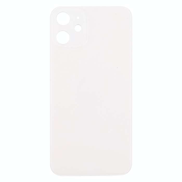 Easy Replacement Big Camera Hole Back Battery Cover for iPhone 12(White)