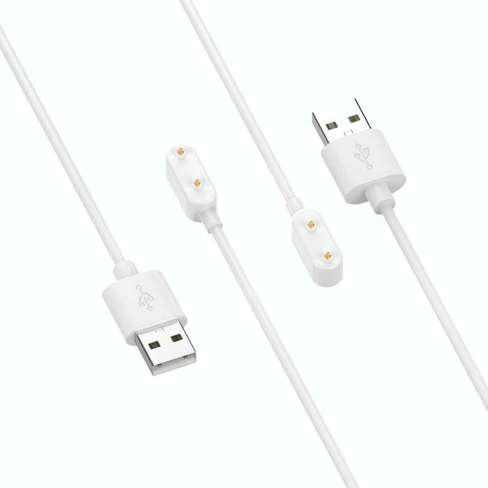 For Huawei Band 8 Smart Watch USB Charging Cable Without Chip Protection(White)