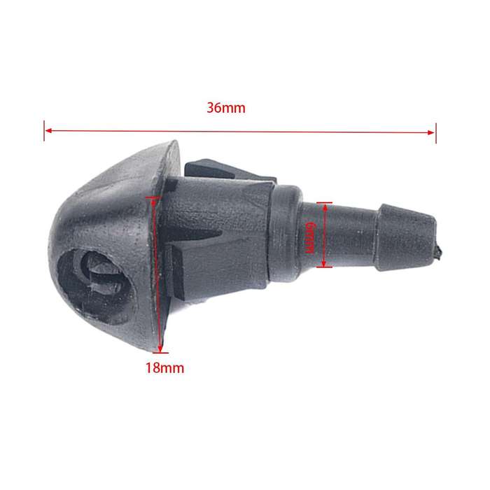 2 PCS Windshield Washer Wiper Jet Water Spray Nozzle 76810S10A02 for Honda