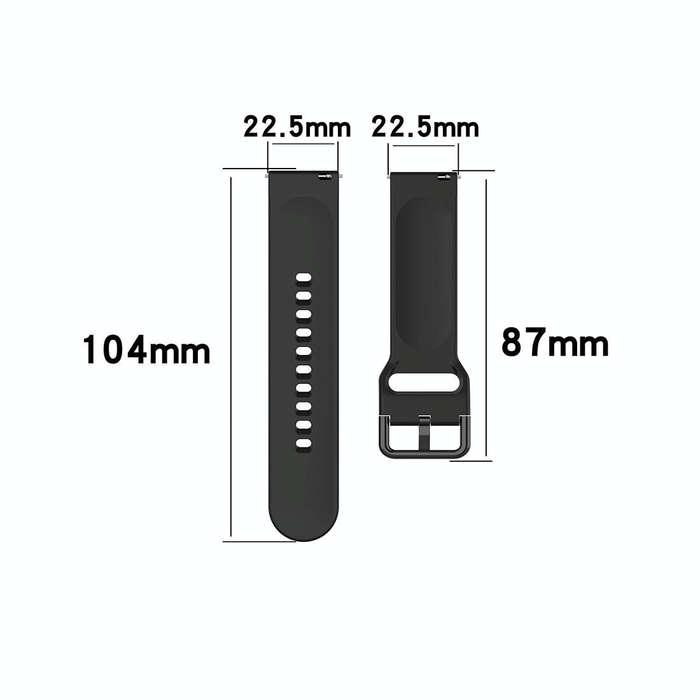 23mm Color Buckle Silicone Wrist Strap Watch Band for Fitbit Versa 2 / Versa / Versa Lite / Blaze...