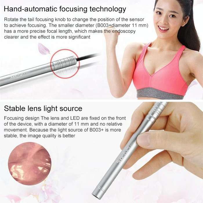 Supereyes B003+ Digital Electronic Vaginal Cervical Endoscope Private Inspection Instrument Self-...