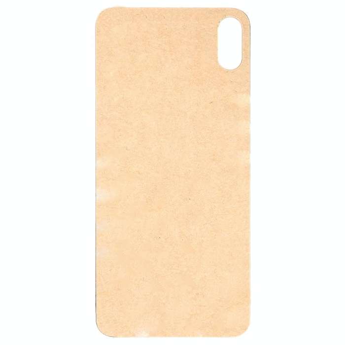 Easy Replacement Big Camera Hole Glass Back Battery Cover with Adhesive for iPhone XS(Gold)