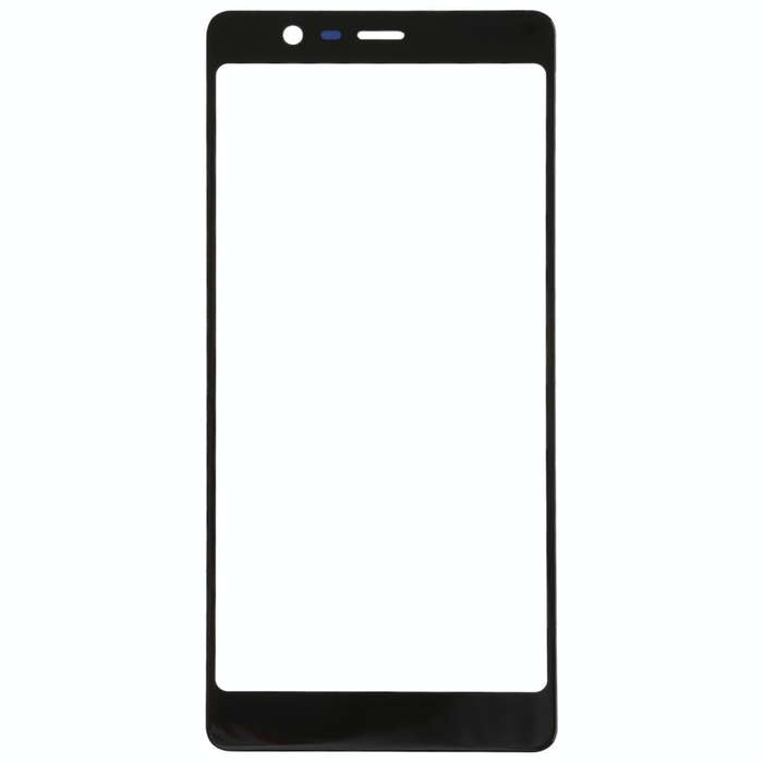 Front Screen Outer Glass Lens for Nokia 5.1 TA 1024 1027 1044 1053 1008 1030 1109(Black)