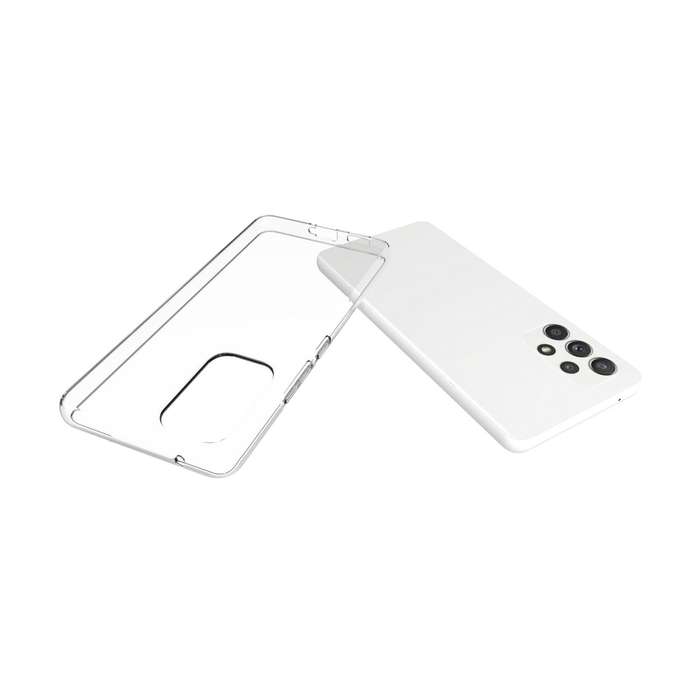 For Samsung Galaxy A53 Waterproof Texture TPU Phone Case(Transparent)