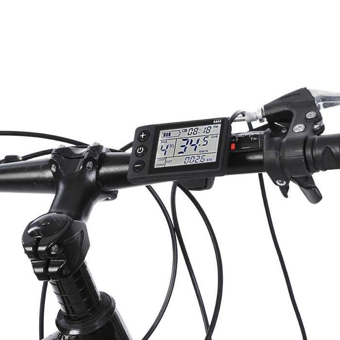 S866 Electric Bicycle Mountain Bike LCD Meter, Specification: B Type