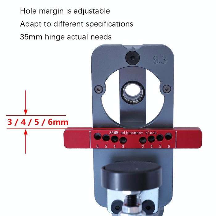 6 PCS / Set 35mm Hinge Open Hole Cabinet Door Plate Hinge Packed Locator