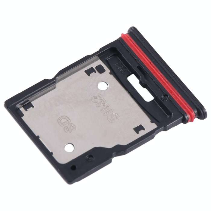 For Xiaomi Redmi K50i SIM Card Tray + SIM Card Tray / Micro SD Card Tray (Black)