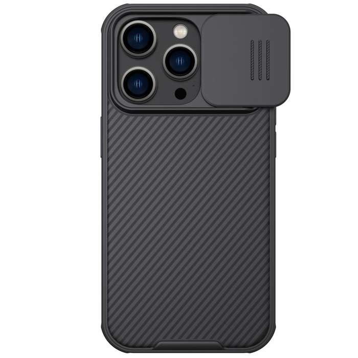 For iPhone 14 Pro Max NILLKIN CamShield Pro Protective Phone Case(Black)
