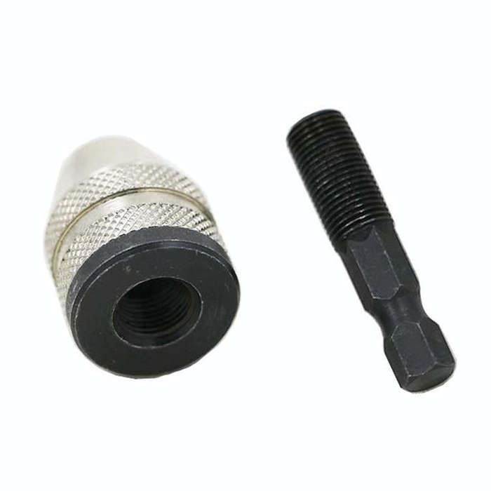 Hex Shank Mini Drill Chuck Conversion Three Jaw Chuck Power Tool, Model:3mm Round Chuck (0.3-3.4mm)