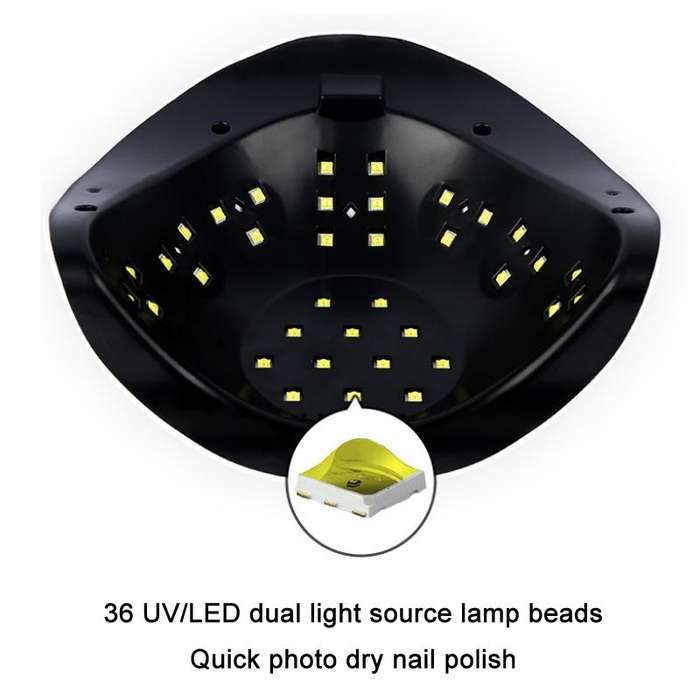 BLUEQUE 168W LED Nail Art Phototherapy Baking Lamp(EU Plug)