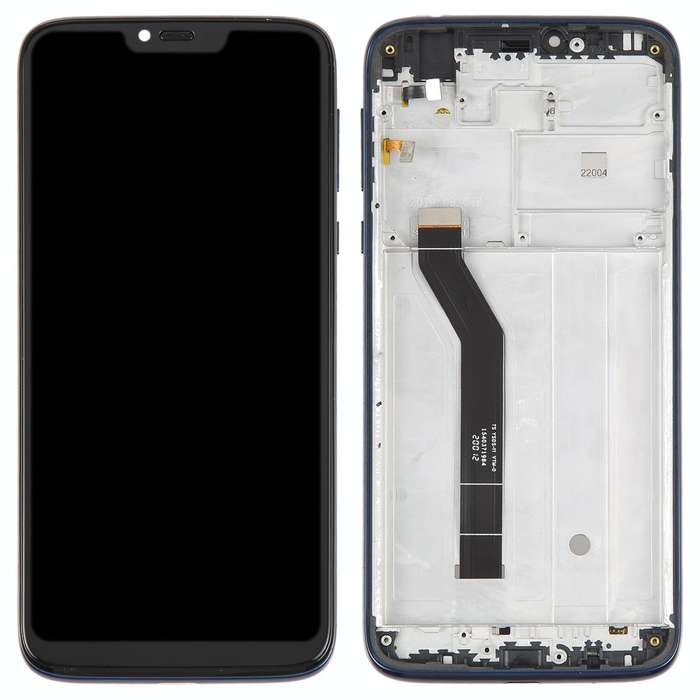 Original LCD Screen For Motorola Moto G7 Power BRA Edition Digitizer Full Assembly With Frame(Blue)