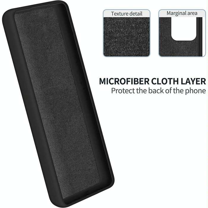 For Hisense H60 Pure Color Liquid Silicone Shockproof Phone Case(Black)