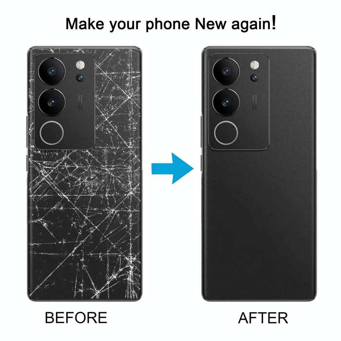 For vivo V29 Original Battery Back Cover with Camera Lens Cover(Black)