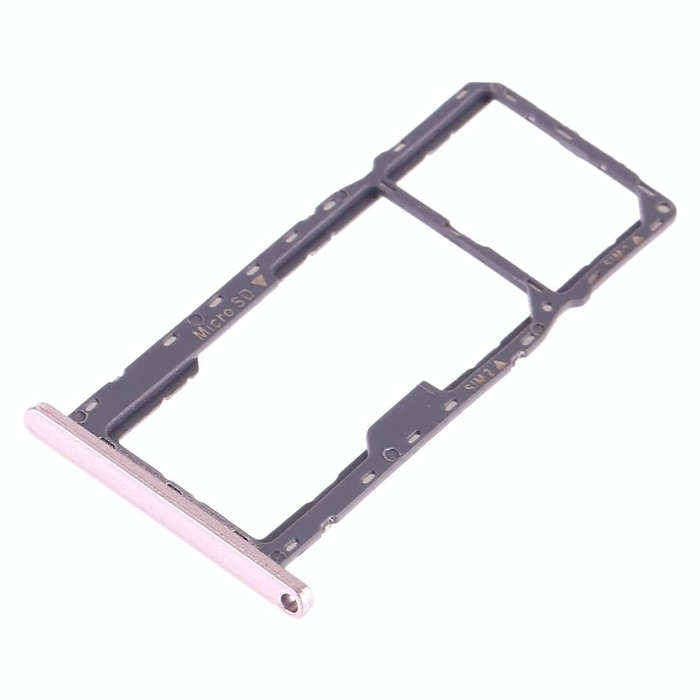SIM Card Tray + SIM Card Tray + Micro SD Card Tray for Asus ZenFone MAX M1 ZB555KL(Rose Gold)