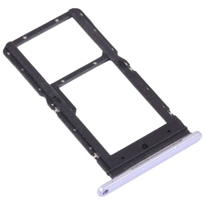 SIM Card Tray + SIM Card Tray / Micro SD Card Tray for Honor play 5T (Purple)
