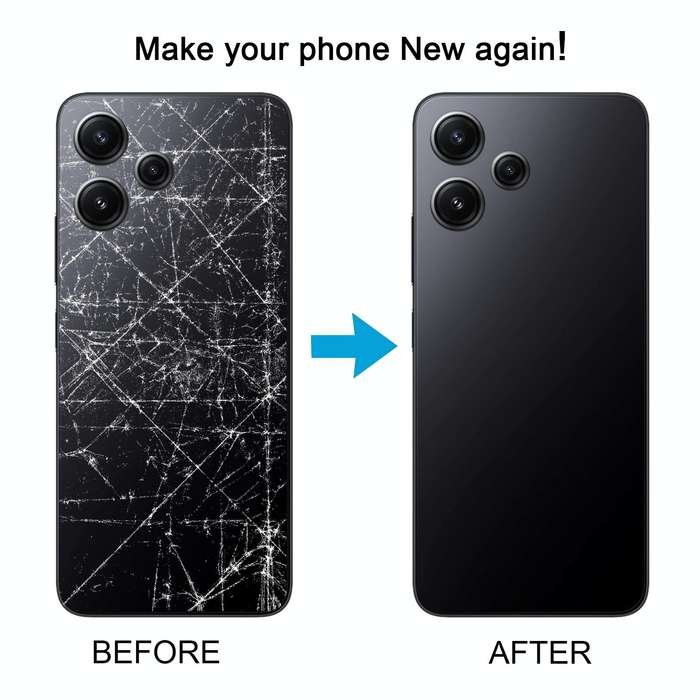 For Xiaomi Redmi Note 12R Original Battery Back Cover(Black)