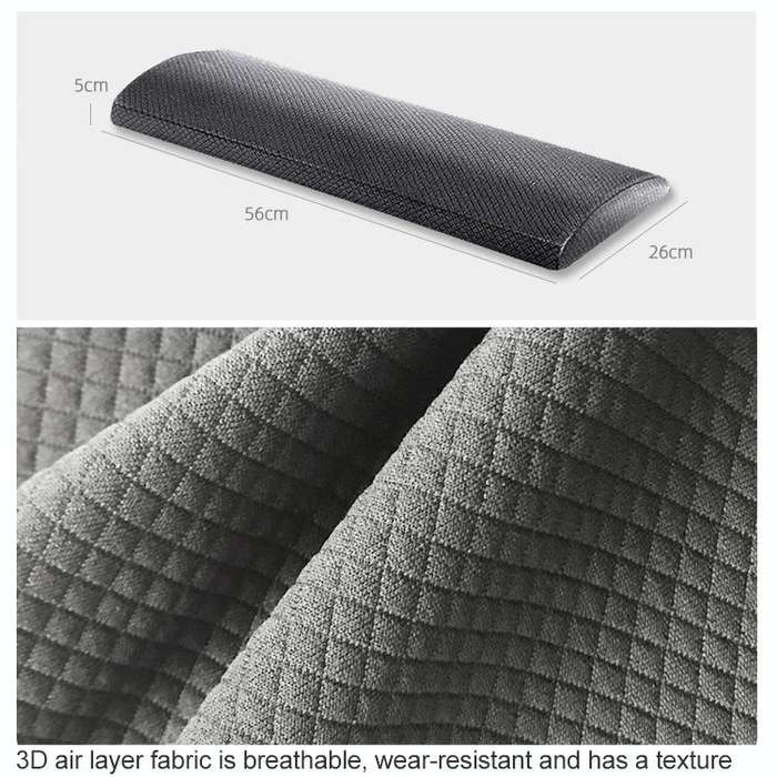 Lumbar Support Cushion Pregnant Women Sleep Lumbar Pillow, Colour: Standard Gray