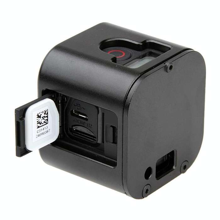 Housing Shell CNC Aluminum Alloy Protective Cage with Insurance Back Cover for GoPro HERO5 Sessio...