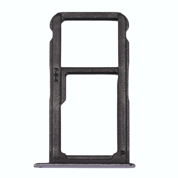 For Huawei P10 Lite SIM Card Tray & SIM / Micro SD Card Tray(Black)