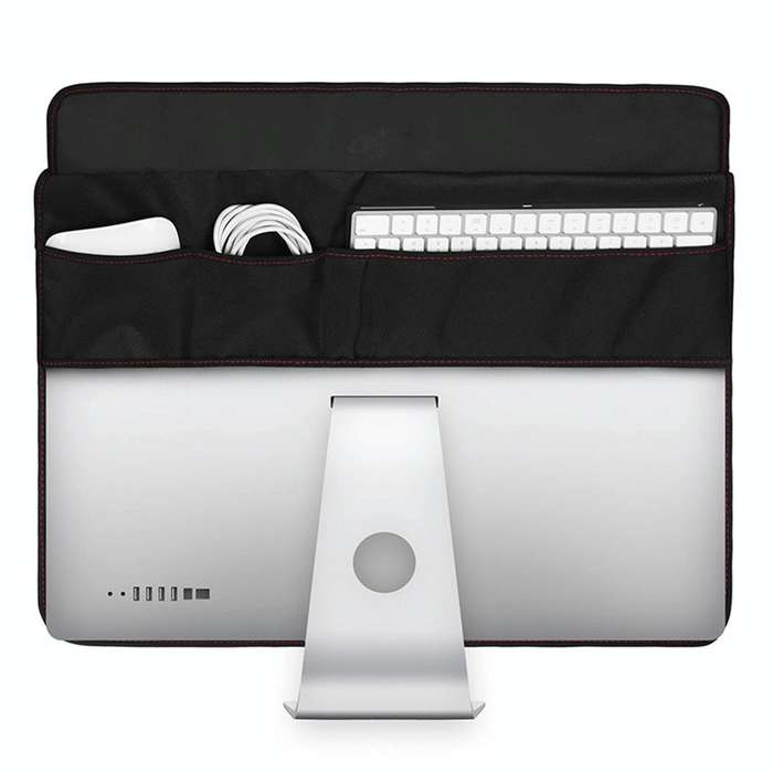 For 27 inch Apple iMac Portable Dustproof Cover Desktop Apple Computer LCD Monitor Cover with Poc...