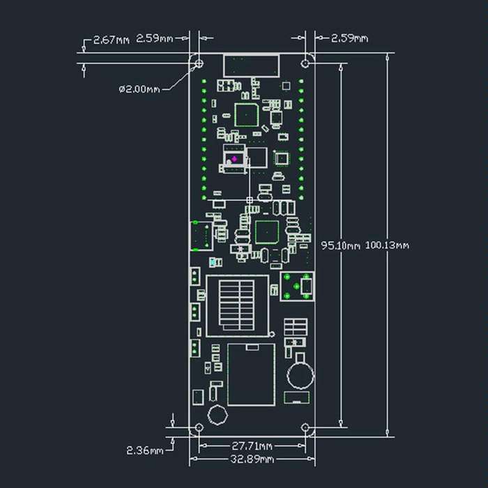 TTGO T-Beamv1.0 ESP32 Chipset Bluetooth WiFi Module 433MHz LoRa NEO-6M GPS Module with SMA Antenn...