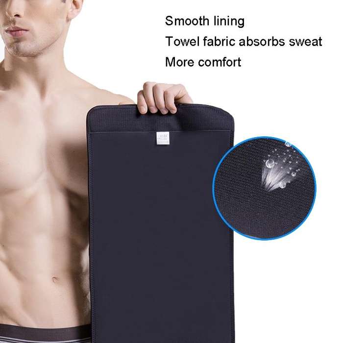 Sports Waist Belt Fitness Girdle Belly Belt Sweatproof Wide Waistband, Specification: M 20x95cm (...