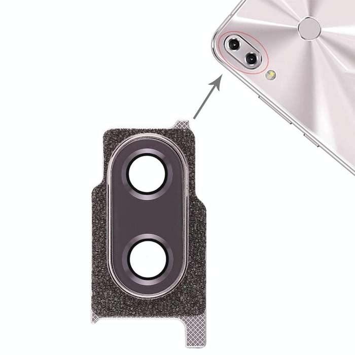 Back Camera Lens Frame for Asus Zenfone 5 ZE620KL(Silver)