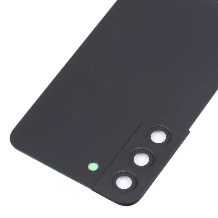 For Samsung Galaxy S22 5G SM-S901B Battery Back Cover with Camera Lens Cover (Black)