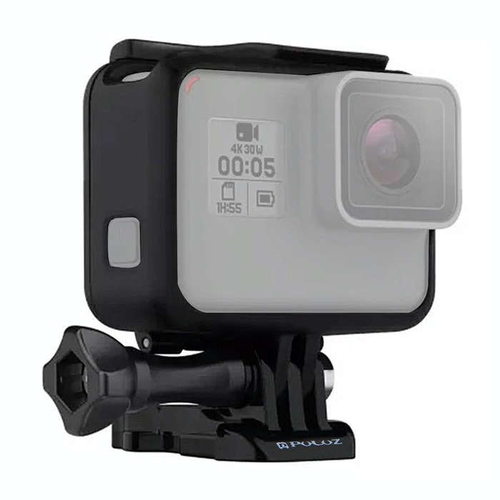 PULUZ ABS Plastic Housing Shell Frame Mount Protective Case Cage with Pedestal and Long Screw for...