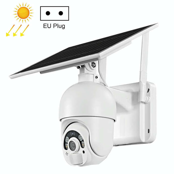 T22 1080P Full HD Solar Powered 4G Network EU Version Camera, Support PIR Alarm, Night Vision, Tw...