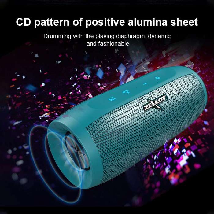 ZEALOT S7 Portable Smart Touch Stereo Bluetooth Speaker with Built-in Mic, Support Hands-Free Cal...