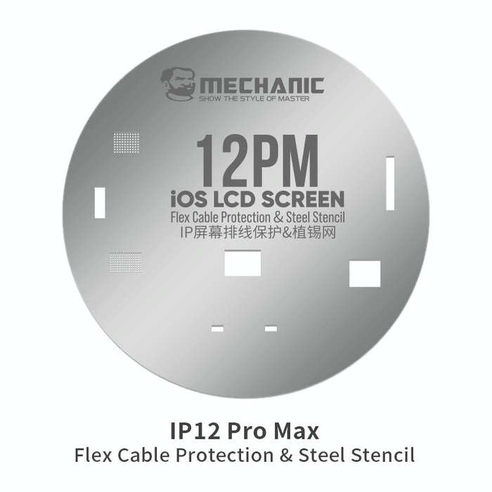 Mechanic UFO LCD Screen Flex Cable Protection and Reballing Planting For iPhone 12 Pro Max