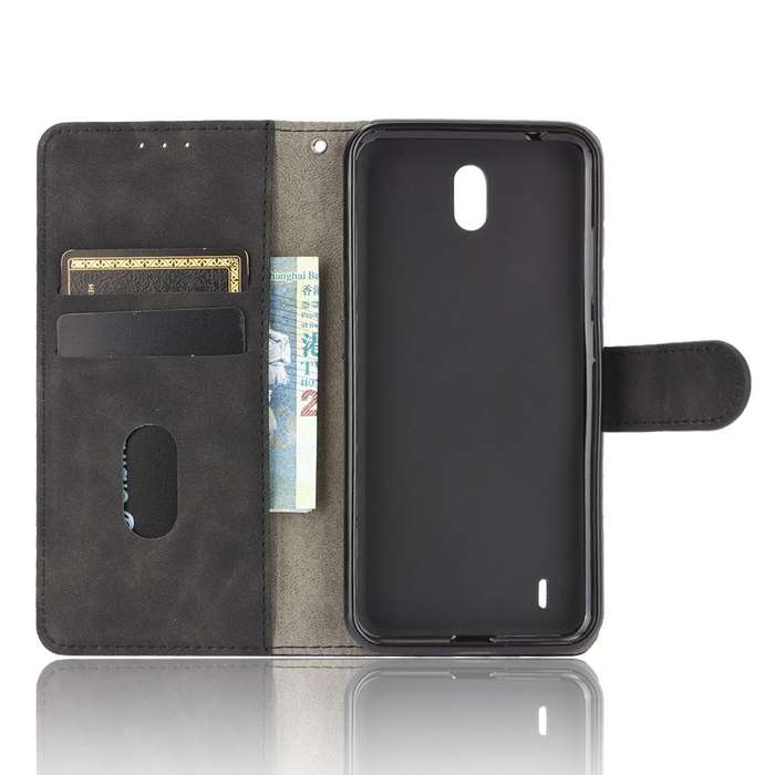 For Nokia C2 Solid Color Skin Feel Magnetic Buckle Horizontal Flip Calf Texture PU Leather Case w...