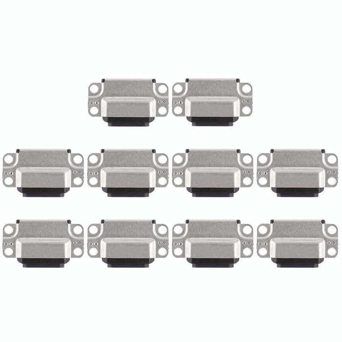 10 PCS Charging Port Connector for iPad Air 2(Black)