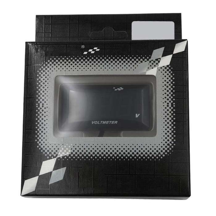 12-150V Motorcycle LCD Display Voltage(Red Light)