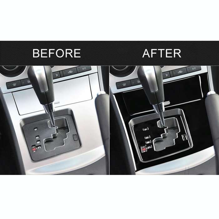 For Mazda 3 Axela 2010-2013 4 in 1 Car Gear Panel Set A Decorative Sticker, Right Drive