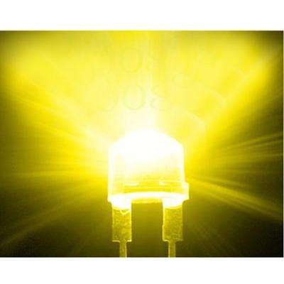 1000 PCS 3mm Water Clear LED Lamp(Yellow Light)
